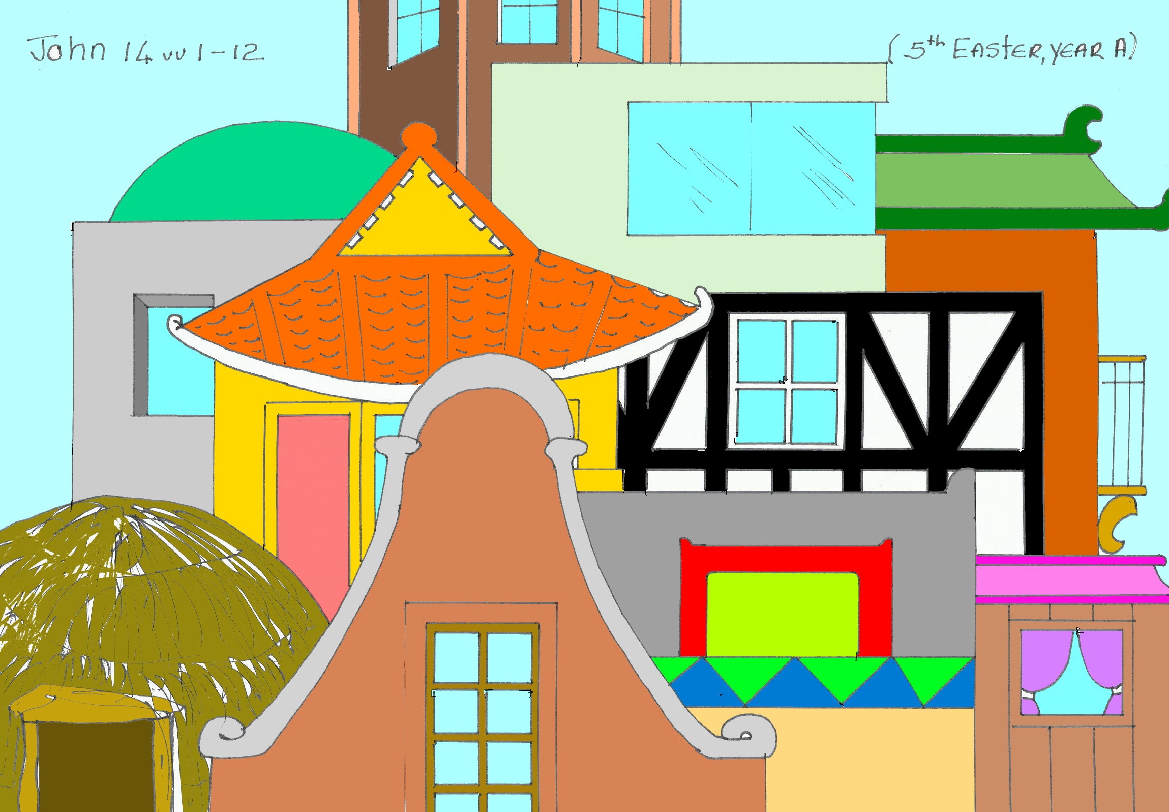 5e zondag van Pasen – A 10 mei 2020 Handelingen 6:1-7 en 1 Petrus 2:4-9